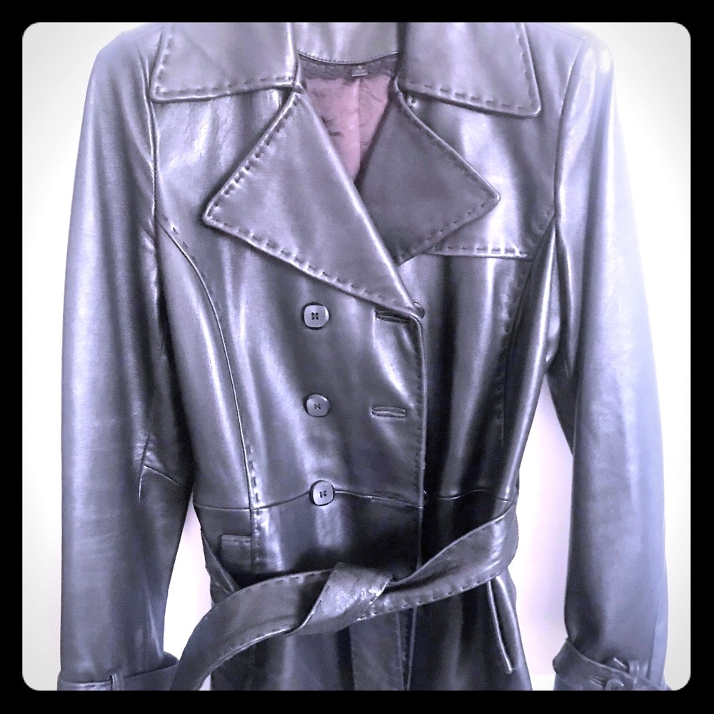 Women’s leather coat